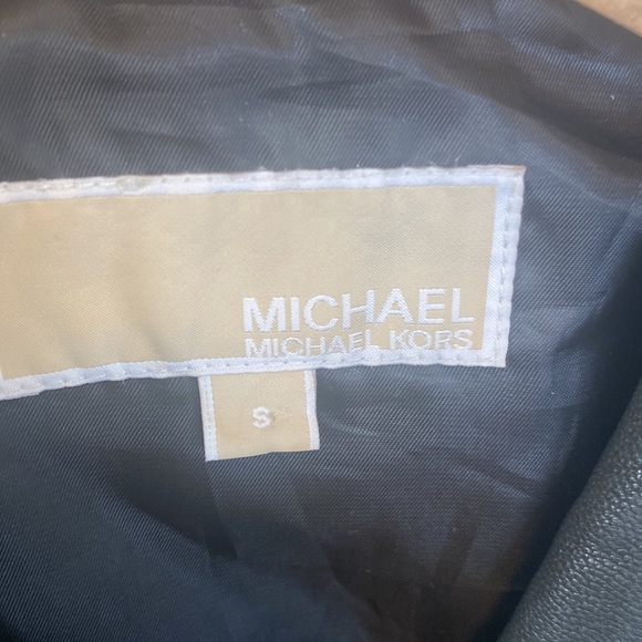 Michael Kors Leather Jacket - Picture 5 of 7